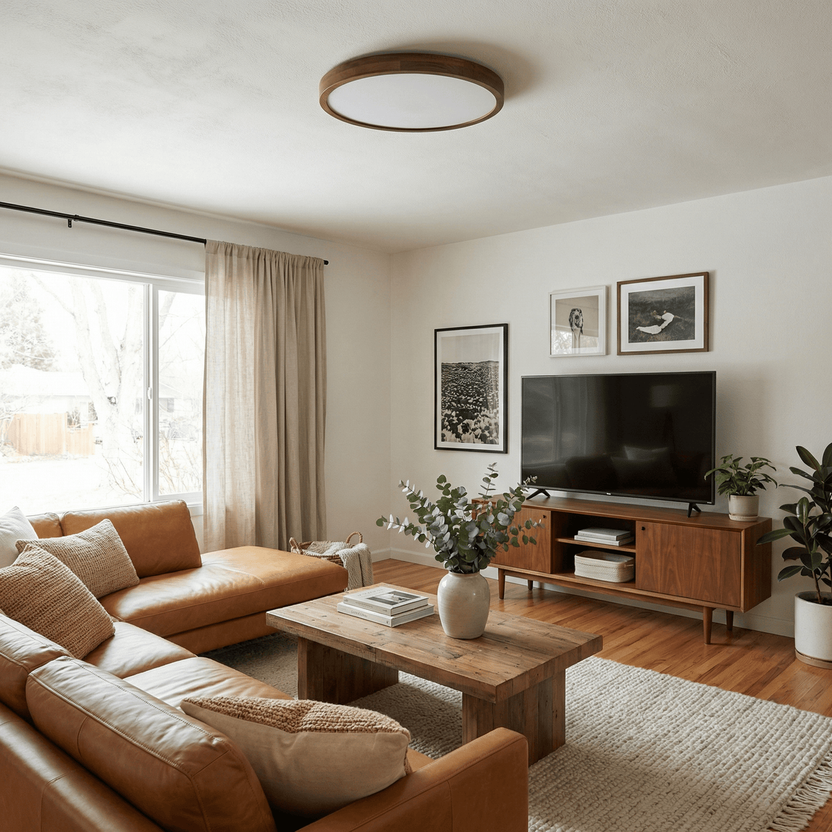 Elaoria plafondlamp met zachte rand