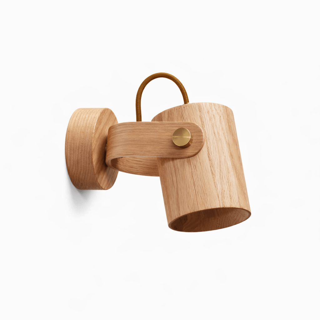 Rinenette Wandspot met houten kap