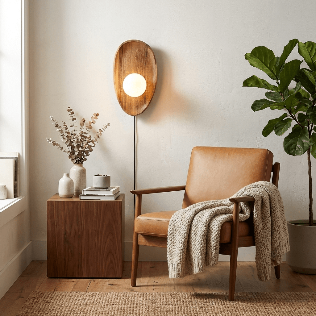 Bravyn wandlamp met stekker