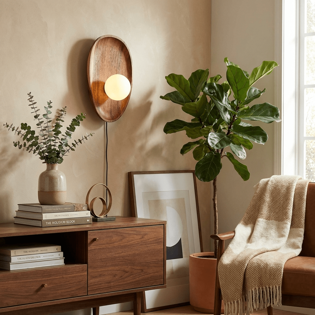 Bravyn wandlamp met stekker