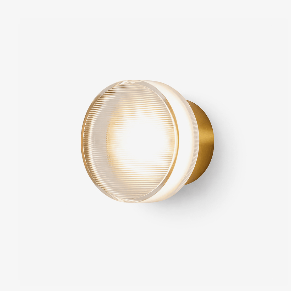 Noct Ribbed glas wandlamp