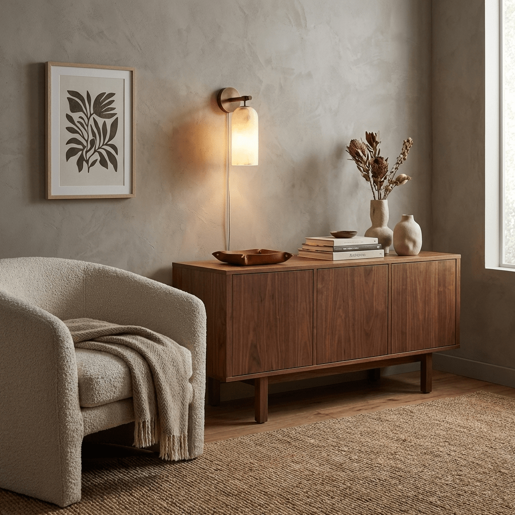 Pillar albast met stekker wandlamp