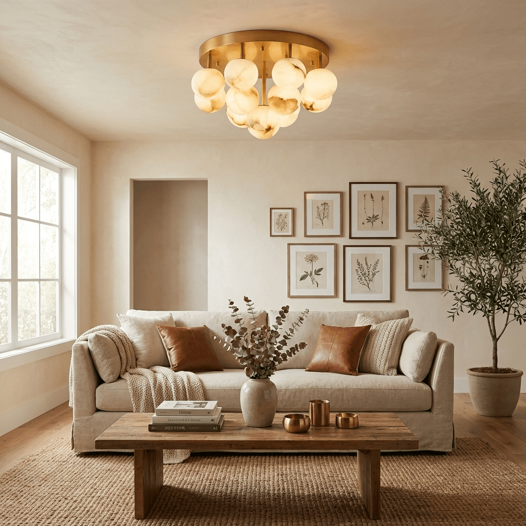 Renereon Cloudstone bollen Kroonluchter