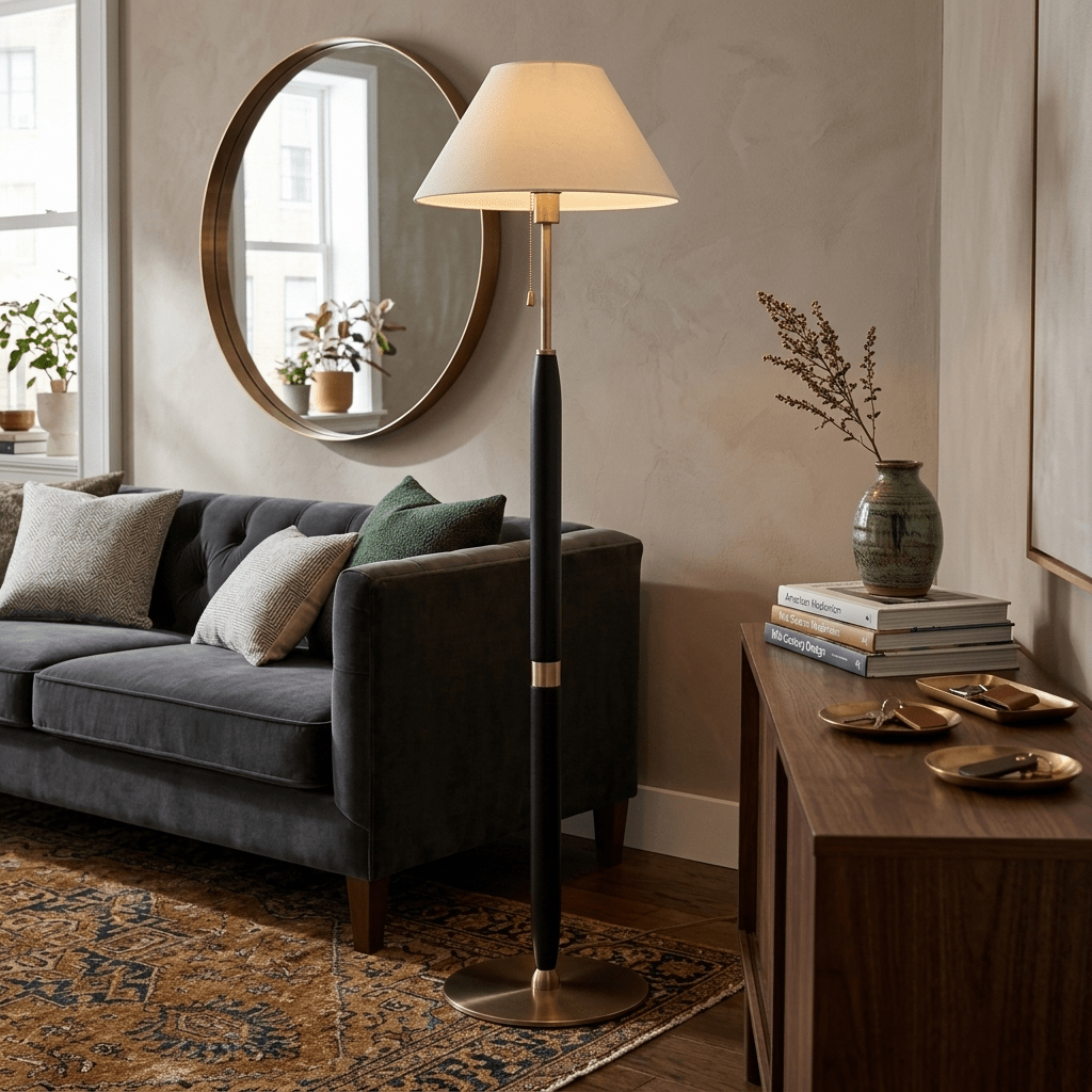 Rinanelle Houten vloerlamp