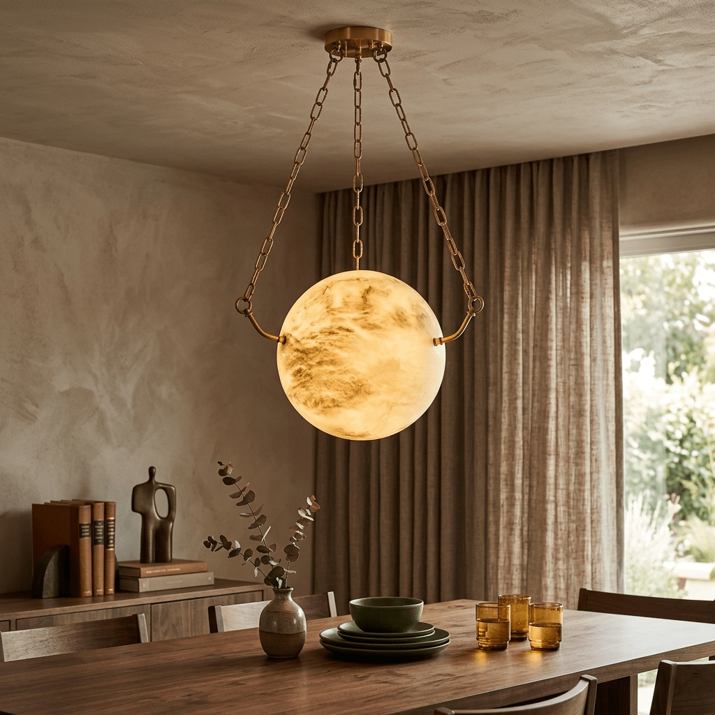 Noranaya hanglamp met bolvormige kap