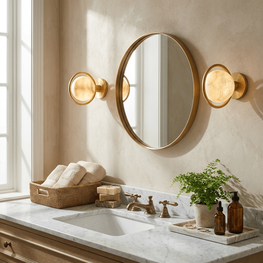 Alberira Ring albasten wandlamp
