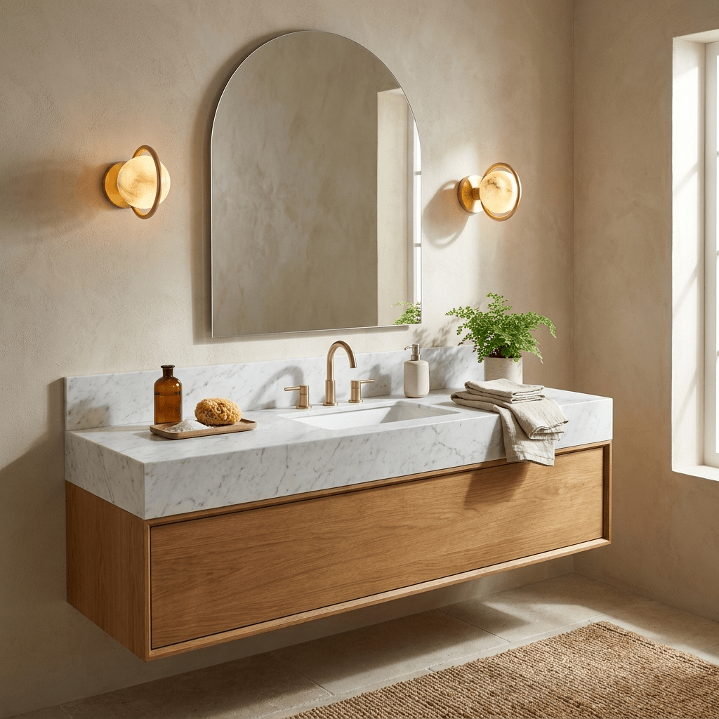 Alberira Ring albasten wandlamp