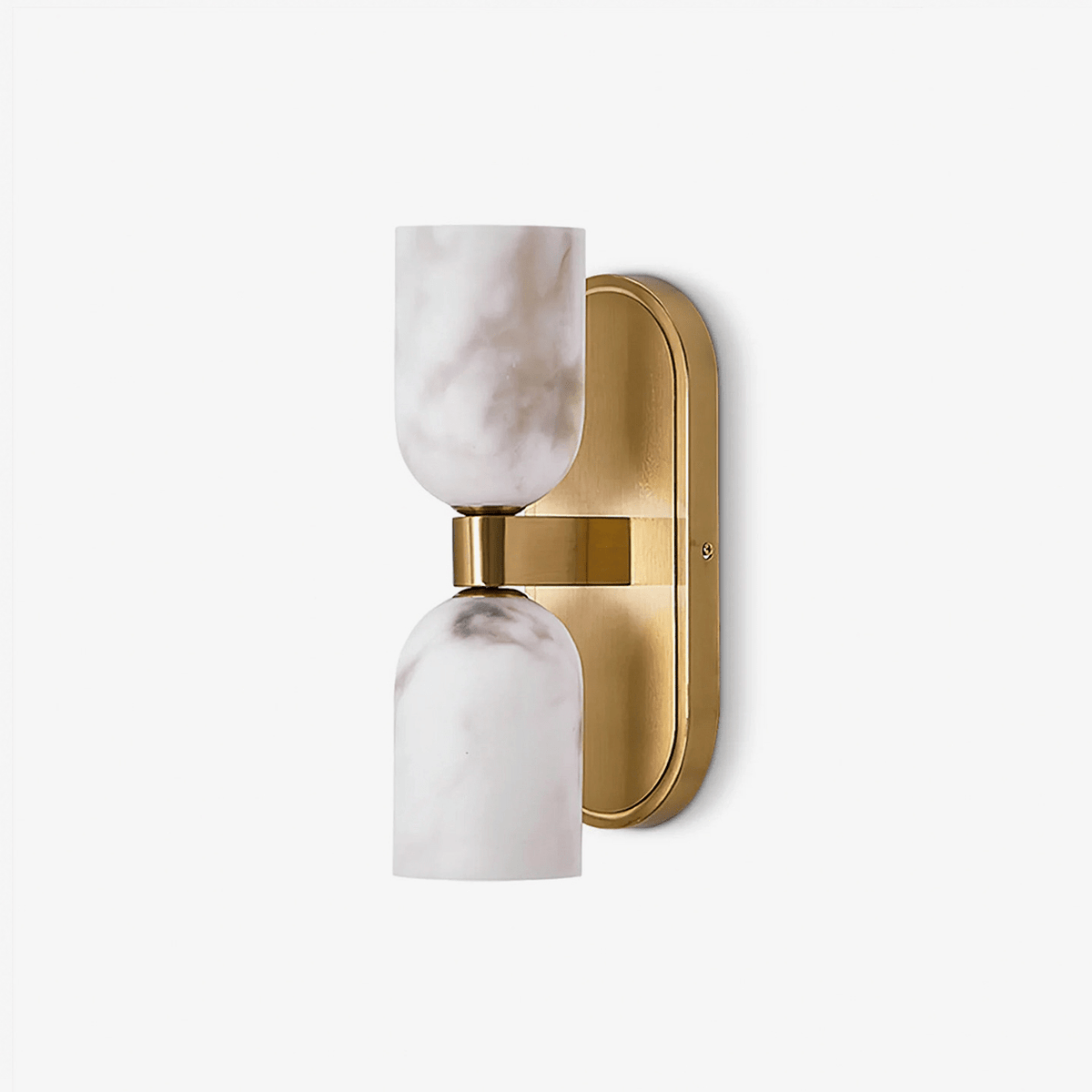 Albasten wandlamp met omhoog-omlaag licht