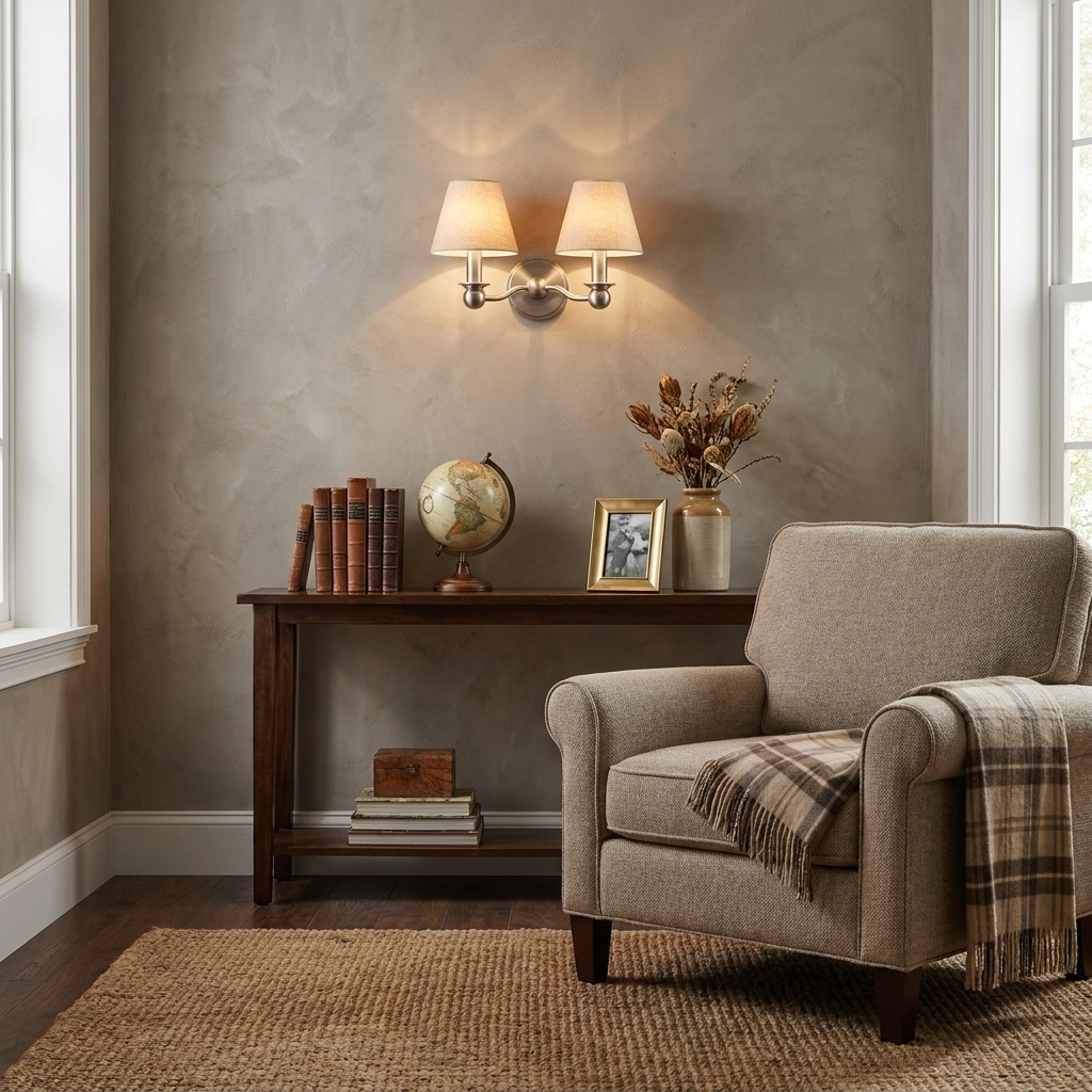 Evermont stoffen wandlamp