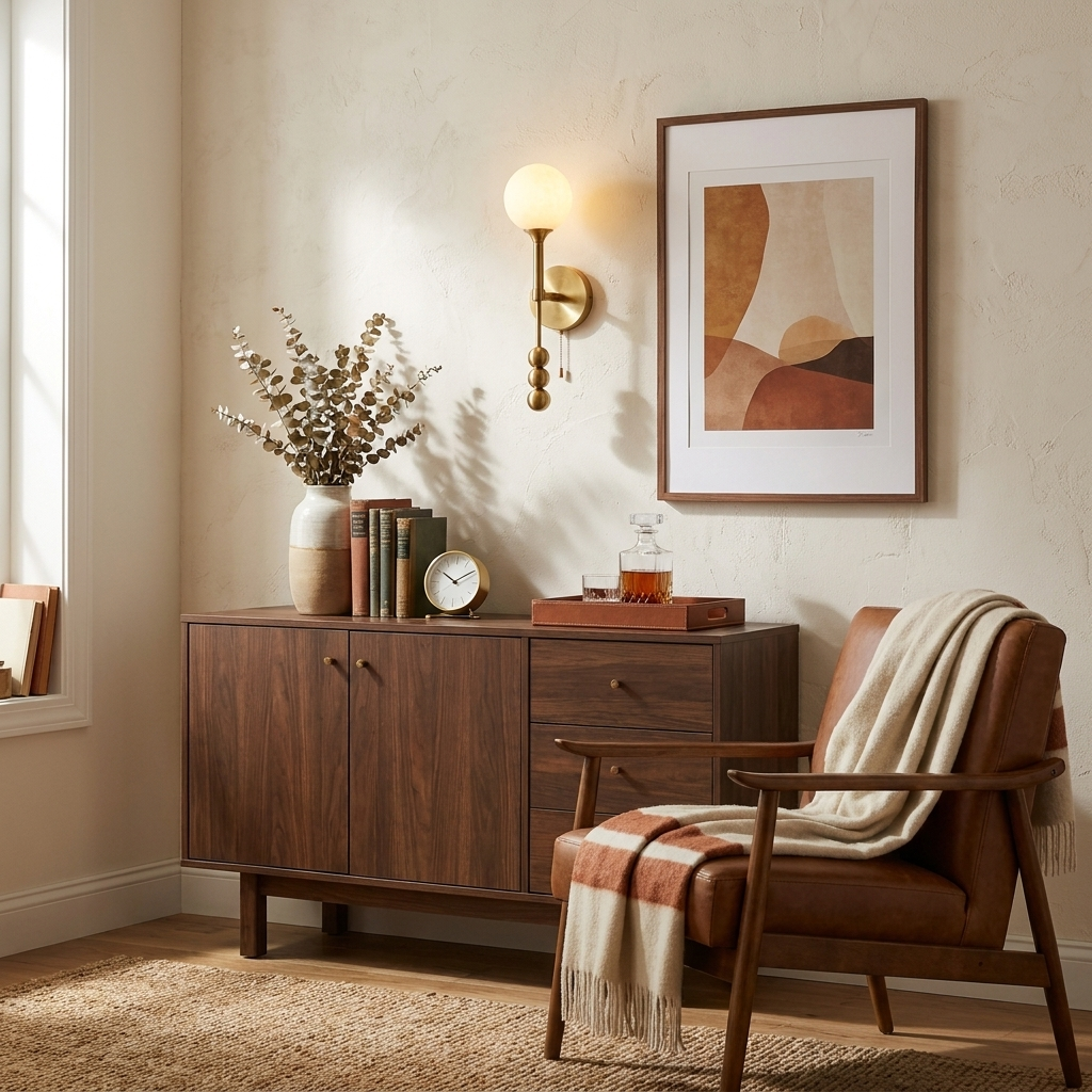 Brisstone Albasten wandlamp