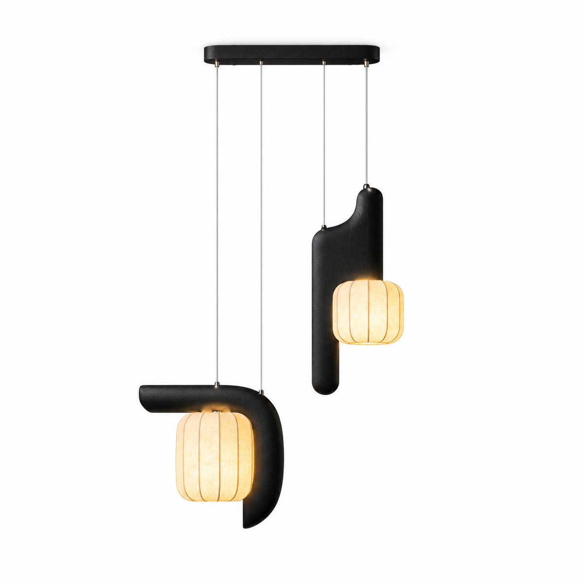 Ulverstone Hanglamp van gegolfd papier