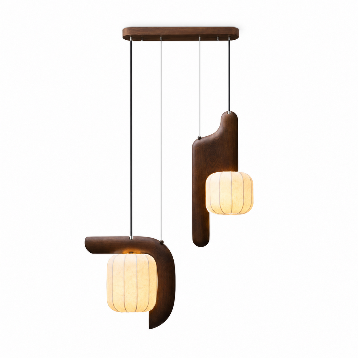 Ulverstone Hanglamp van gegolfd papier