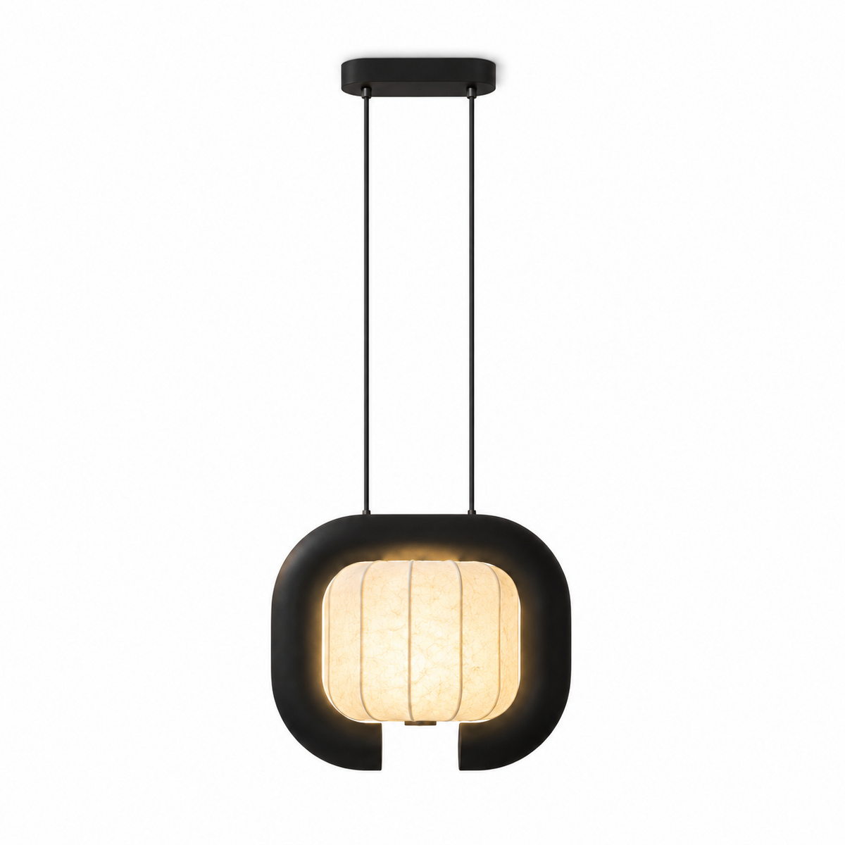 Ulverstone Hanglamp van gegolfd papier