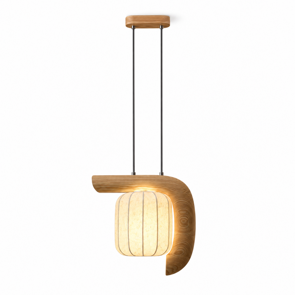 Ulverstone Hanglamp van gegolfd papier