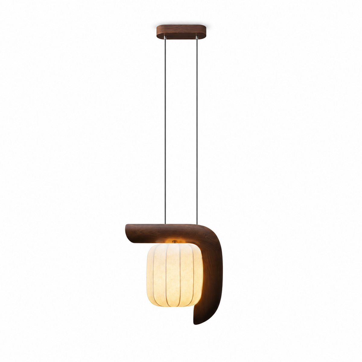Ulverstone Hanglamp van gegolfd papier
