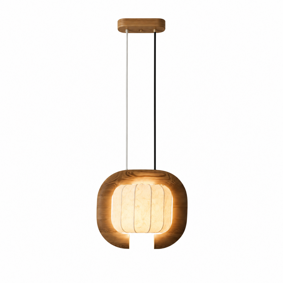 Ulverstone Hanglamp van gegolfd papier