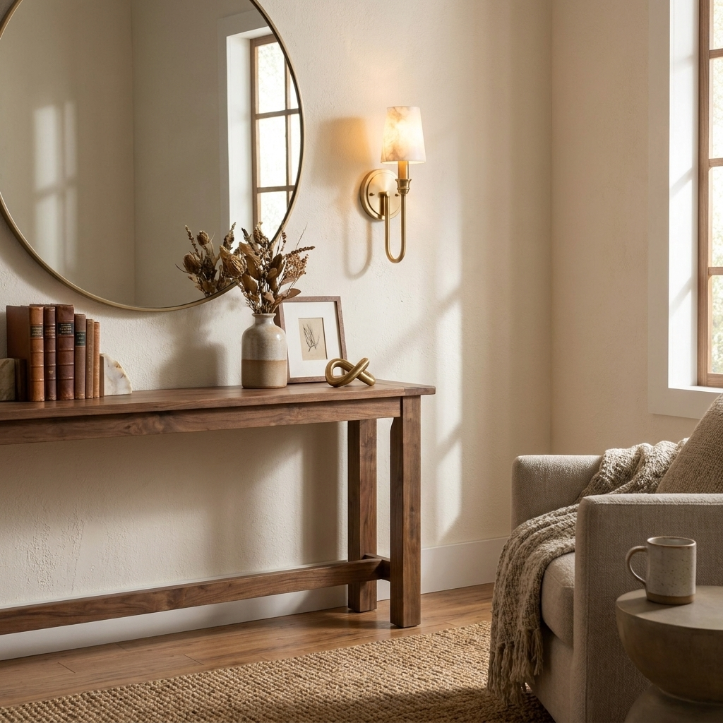 Stavernford Albasten wandlamp