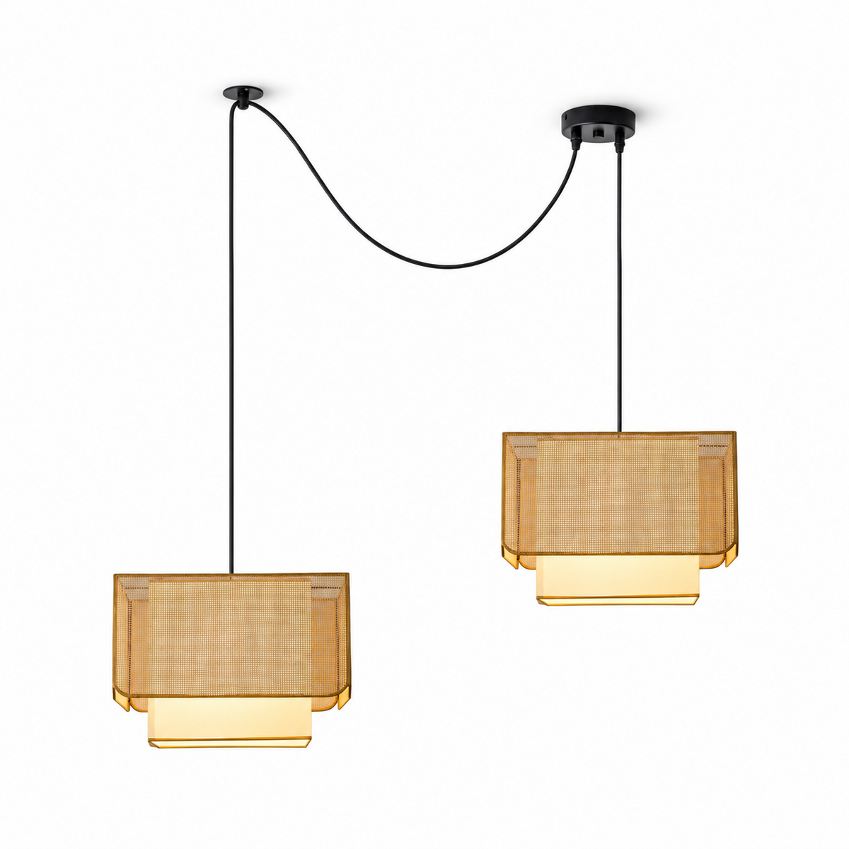 Yarrowford Geweven rotan hanglamp