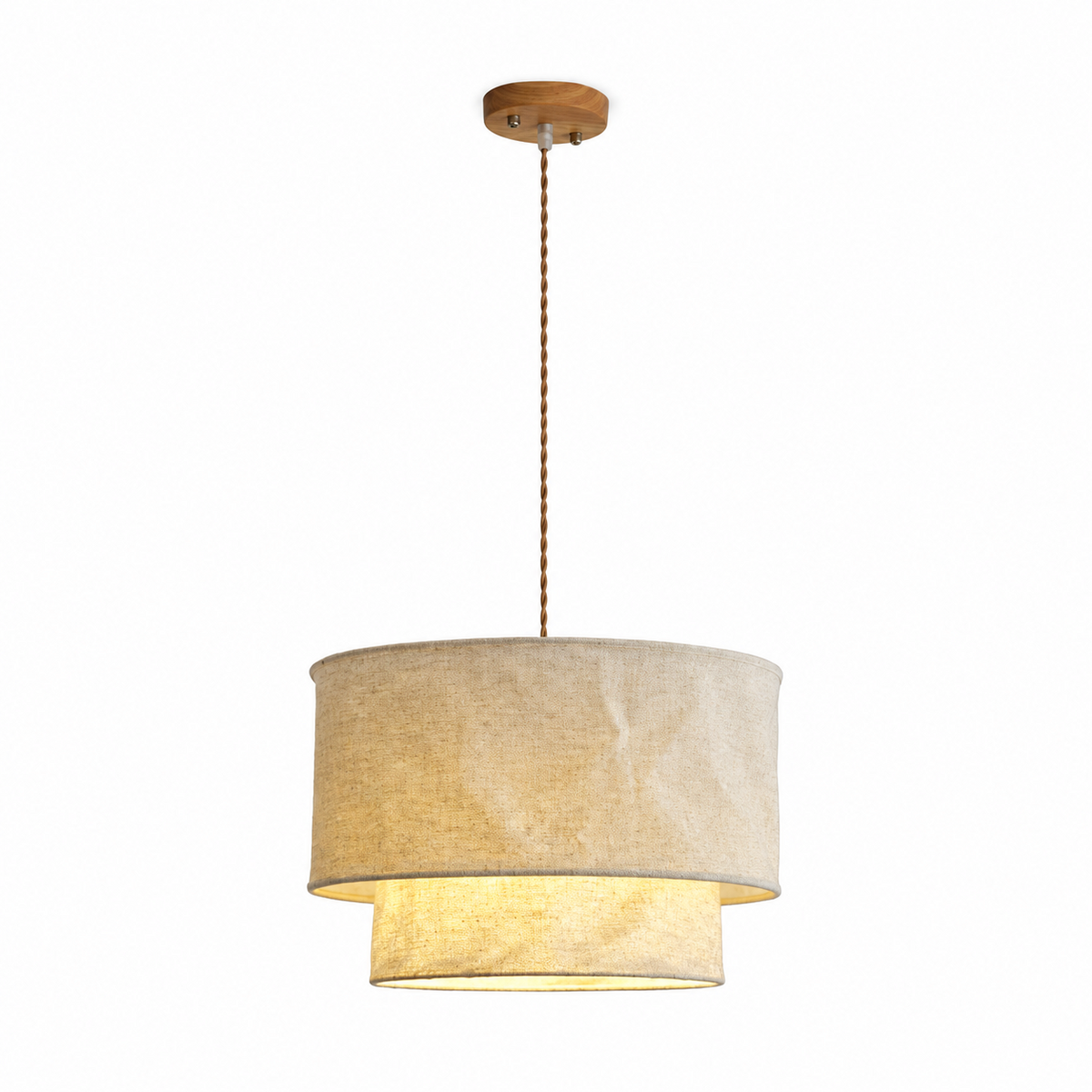 Merrinford Linnen Trommel Hanglamp