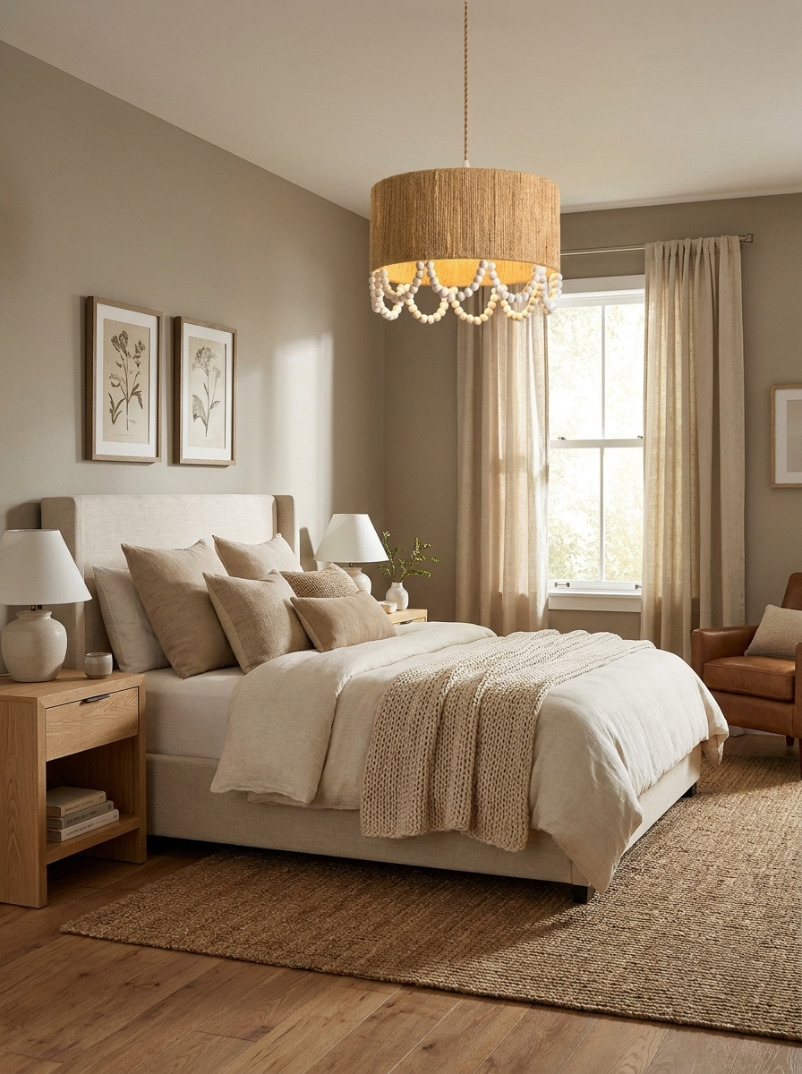 Osberhurst Hanglamp van henneptouw