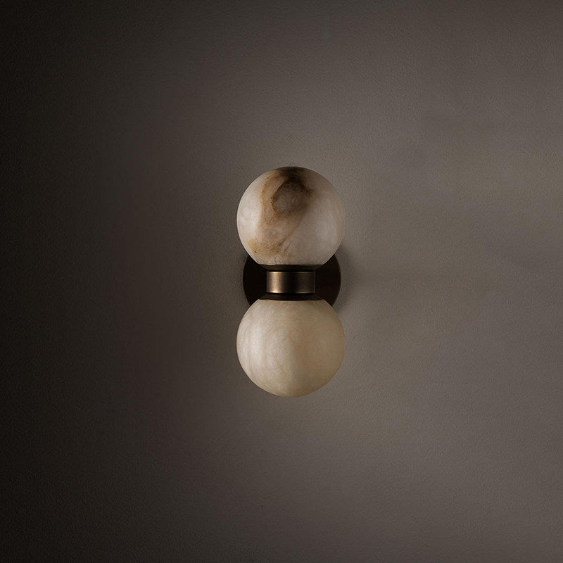 Lumenor albast Celestia Orb wandlamp