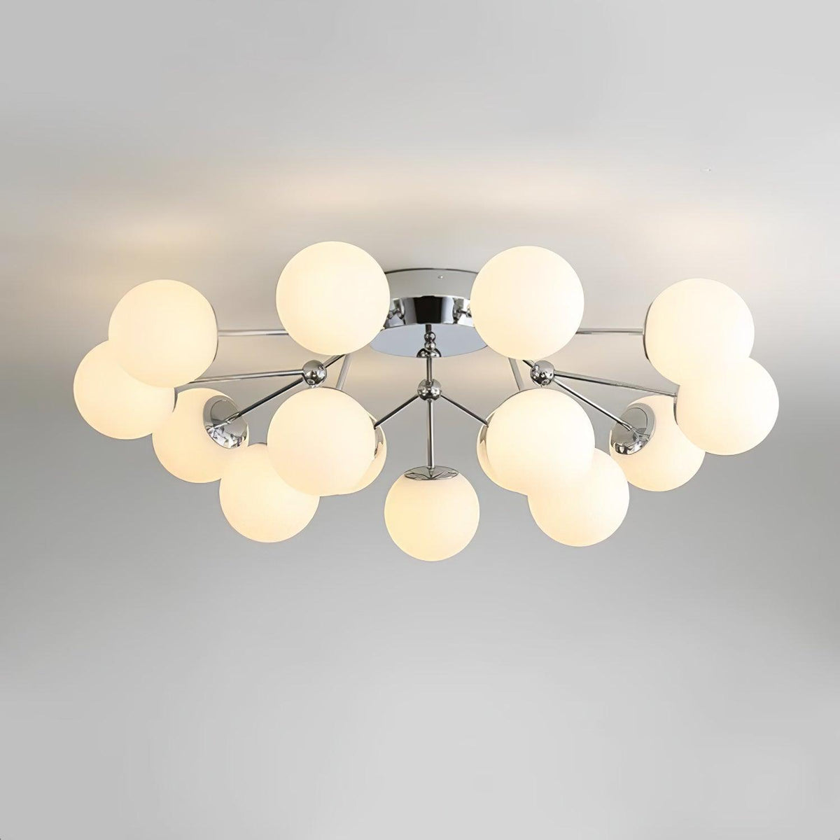 Veloel luxe glazen plafondlamp
