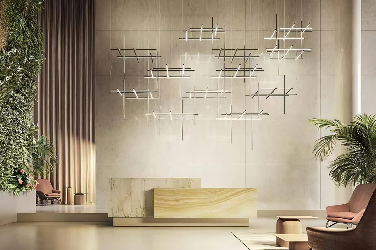 Caelian Geometrische Lineaire Raster hanglamp