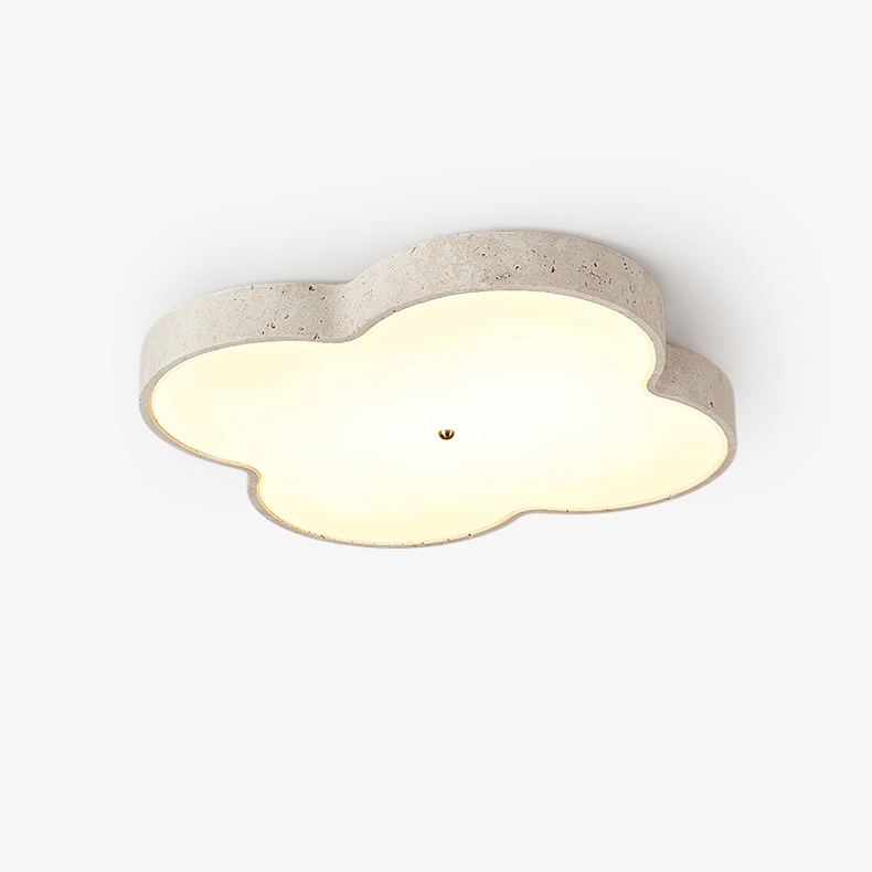 Nuvérin Aethel Cloud travertin plafondlamp