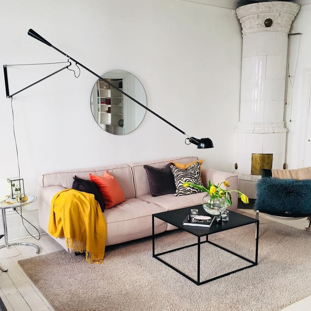 Cid moderne minimalistische wandlamp met lange arm