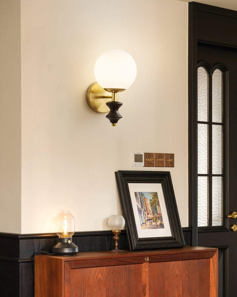 Kios bollen wandlamp