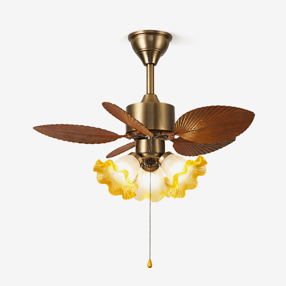 Miranira Vintage Leaf plafondventilator met verlichting