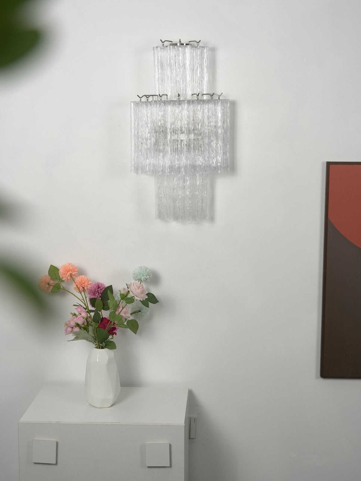 Celeriella Glacier Tier glas wandlamp