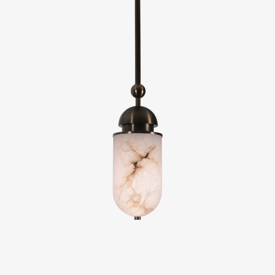 Capsule hanglamp albast