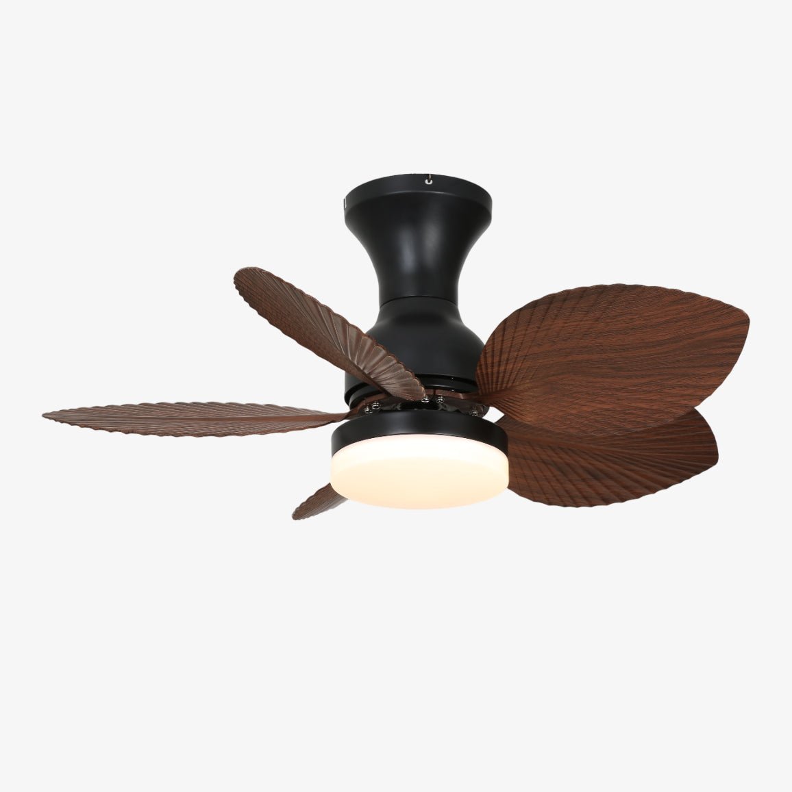 Rinirian Vintage Hout Plafondventilator met lamp