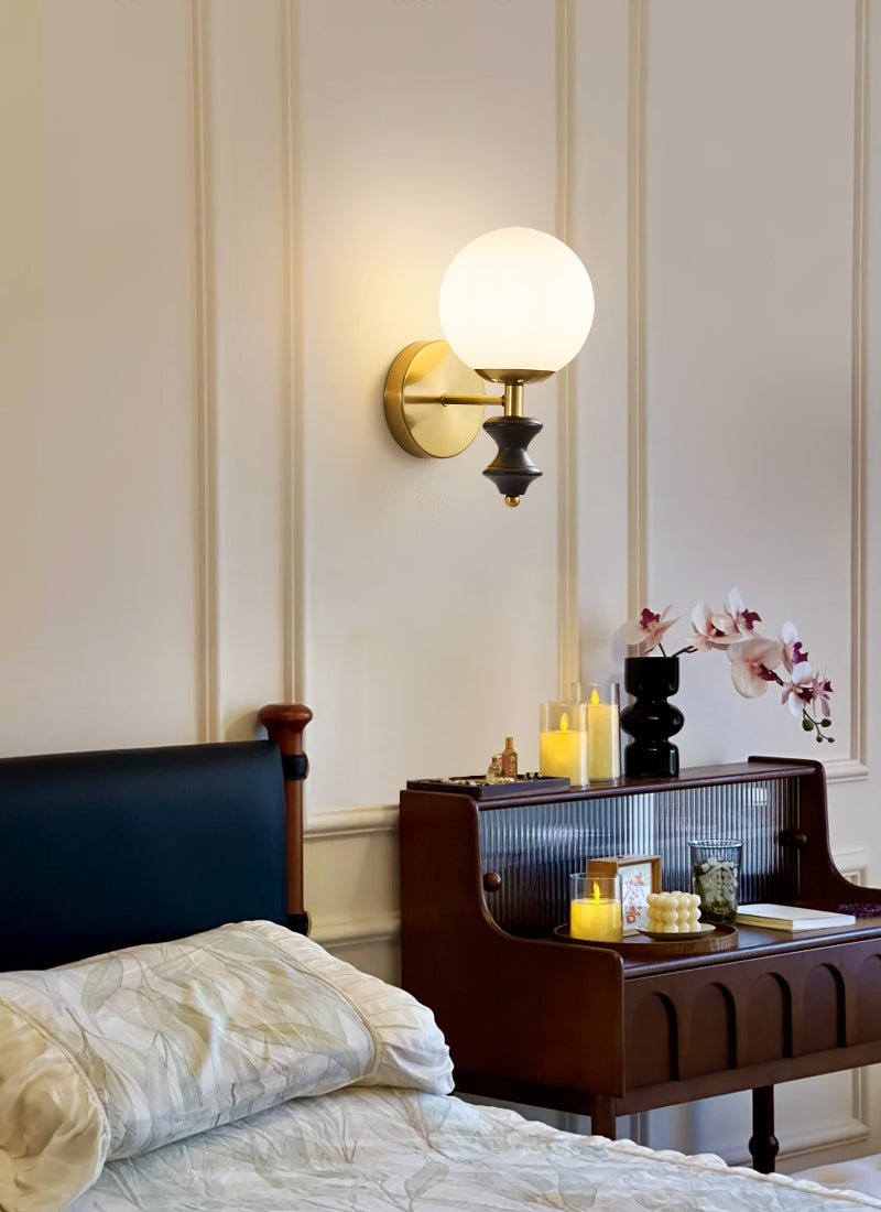 Kios bollen wandlamp