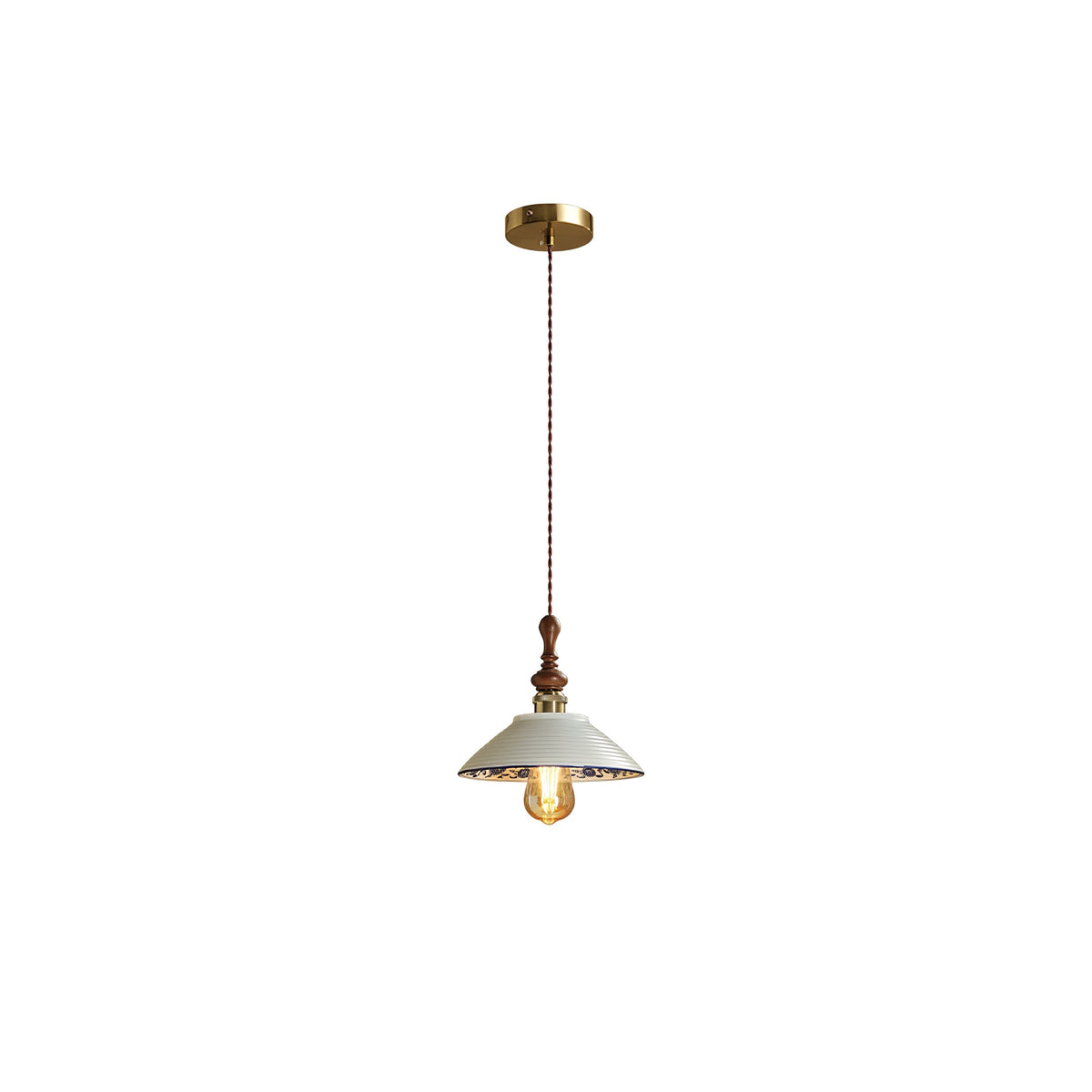 Ciraeor Delftse keramische hanglamp