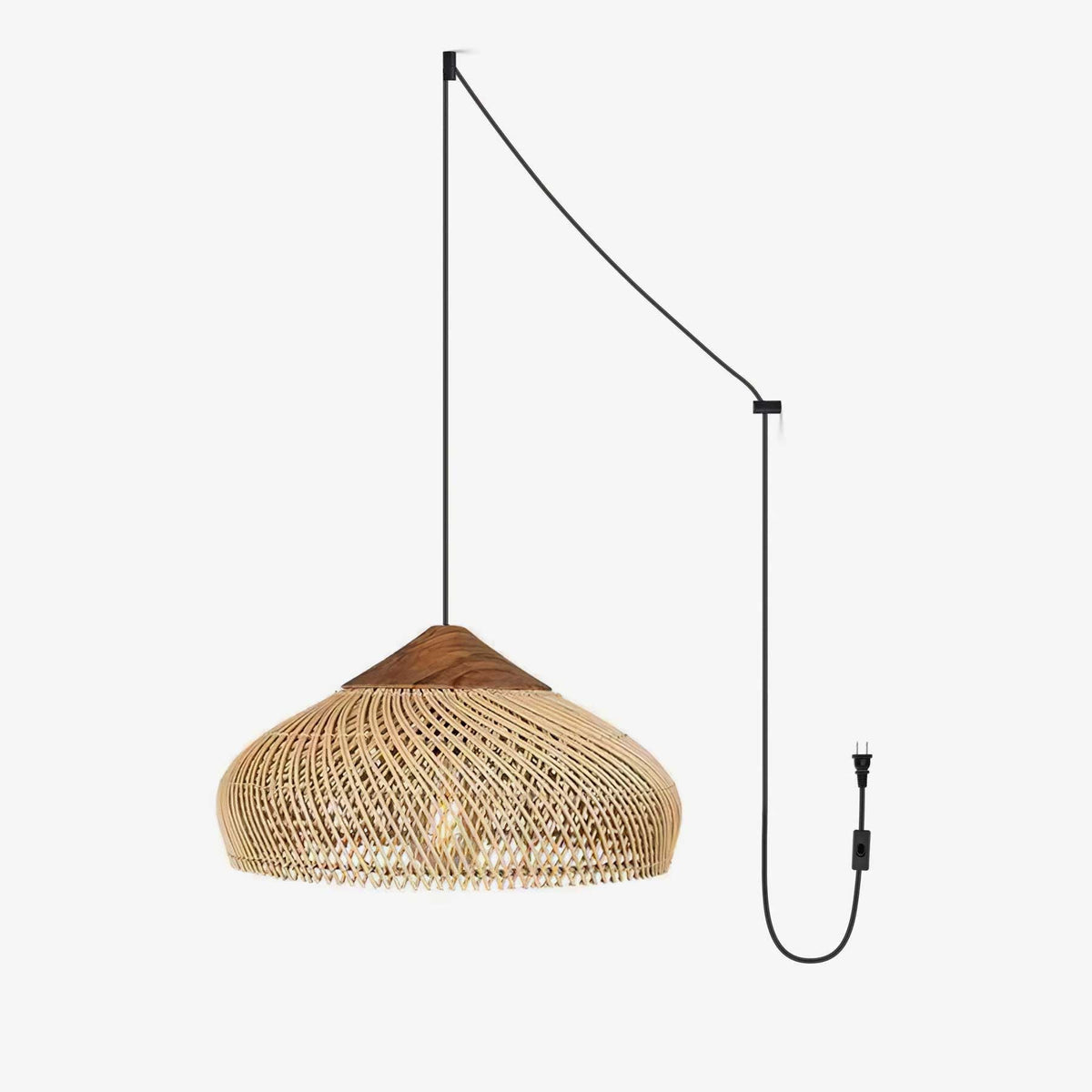 Canirora Hanglamp Rotan Decoratief snoer Geweven