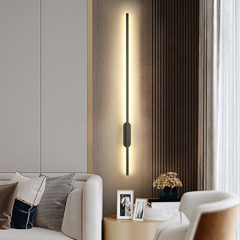 Nomk zwart herlaadbare wandlamp