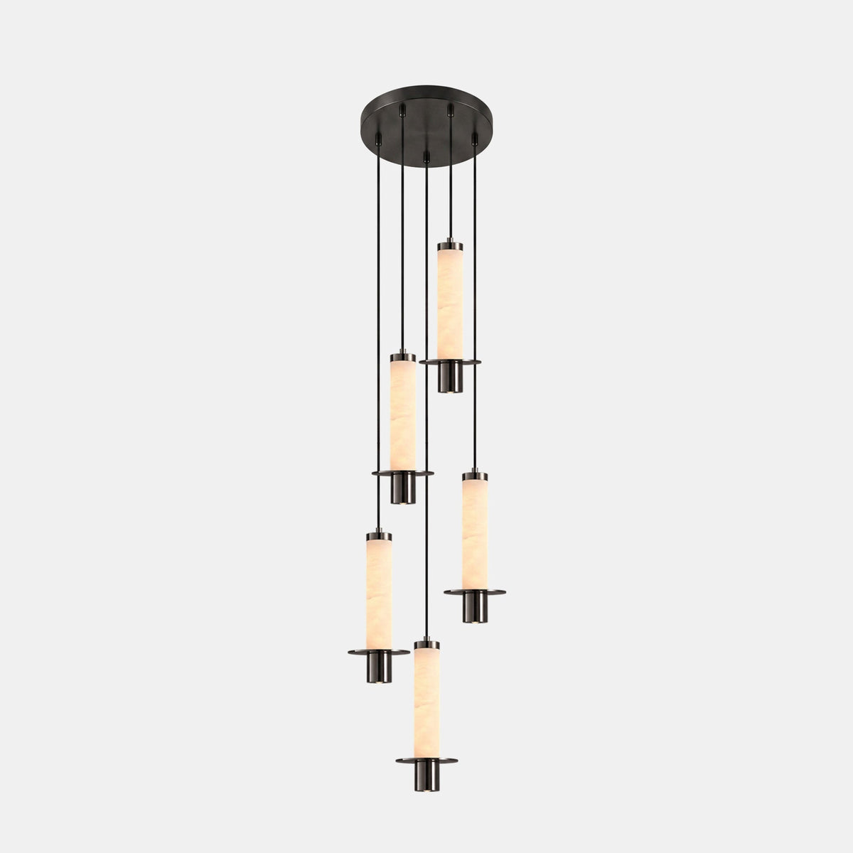 Eirenelia Slank Albast Cilindrisch Hanglamp