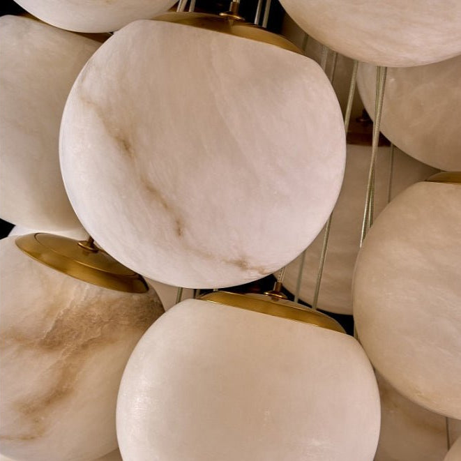 Gaia albasten kroonluchter hanglamp