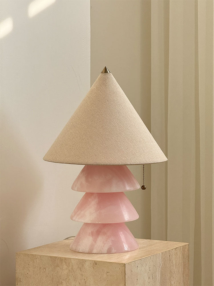 Pyramid Retro marmeren tafellamp