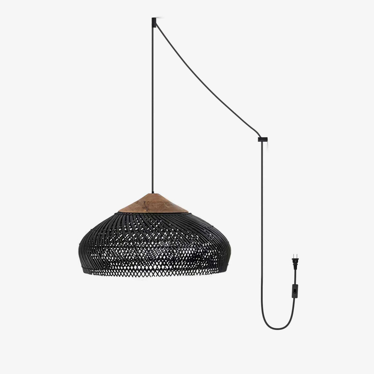 Canirora Hanglamp Rotan Decoratief snoer Geweven