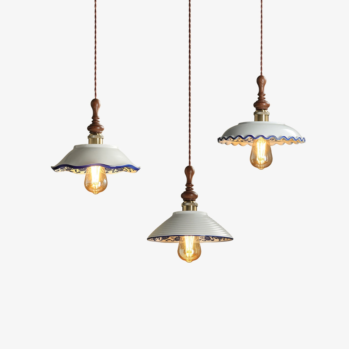 Ciraeor Delftse keramische hanglamp