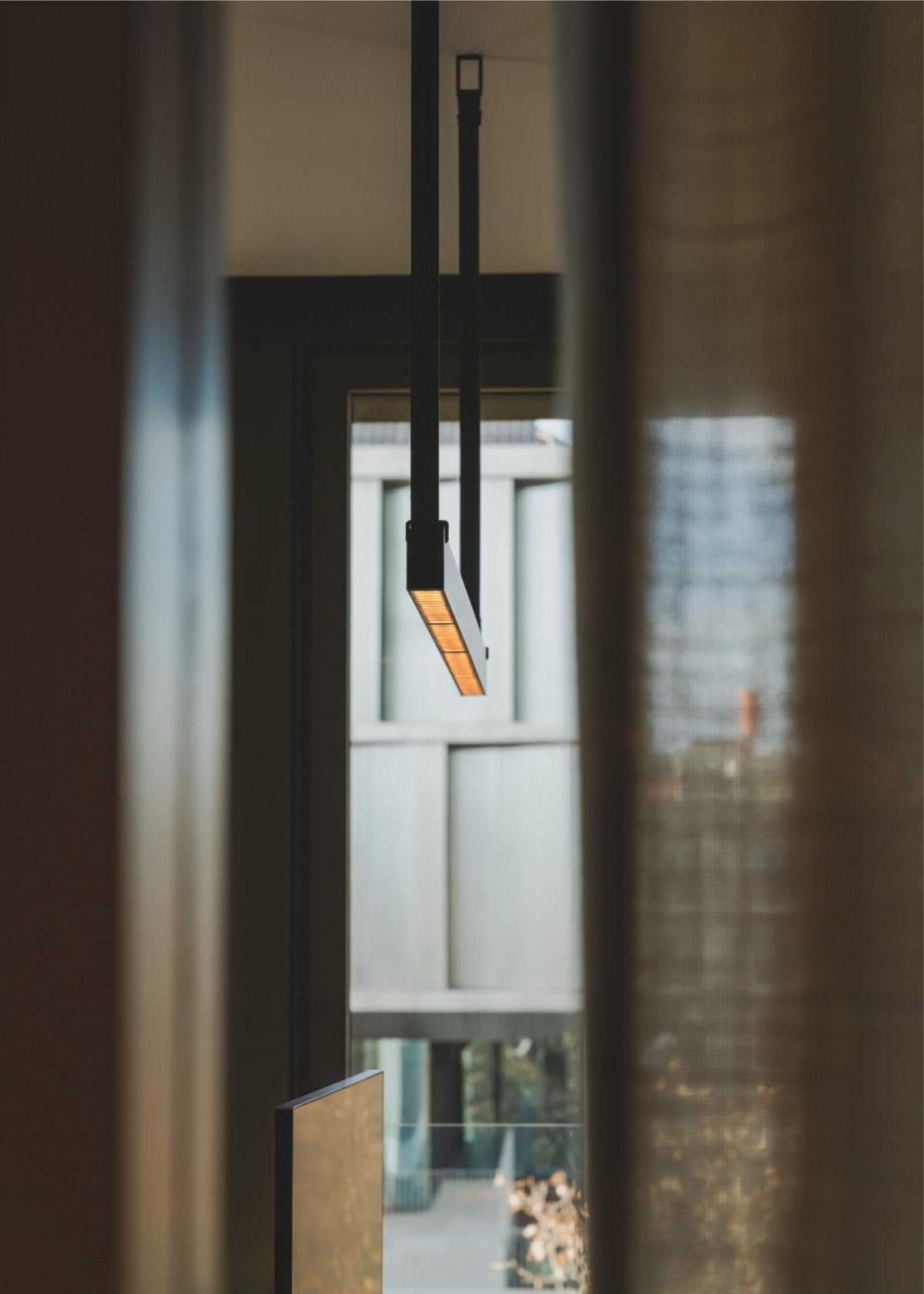 Gideon Minimalistische hanglamp met lineaire vormgeving