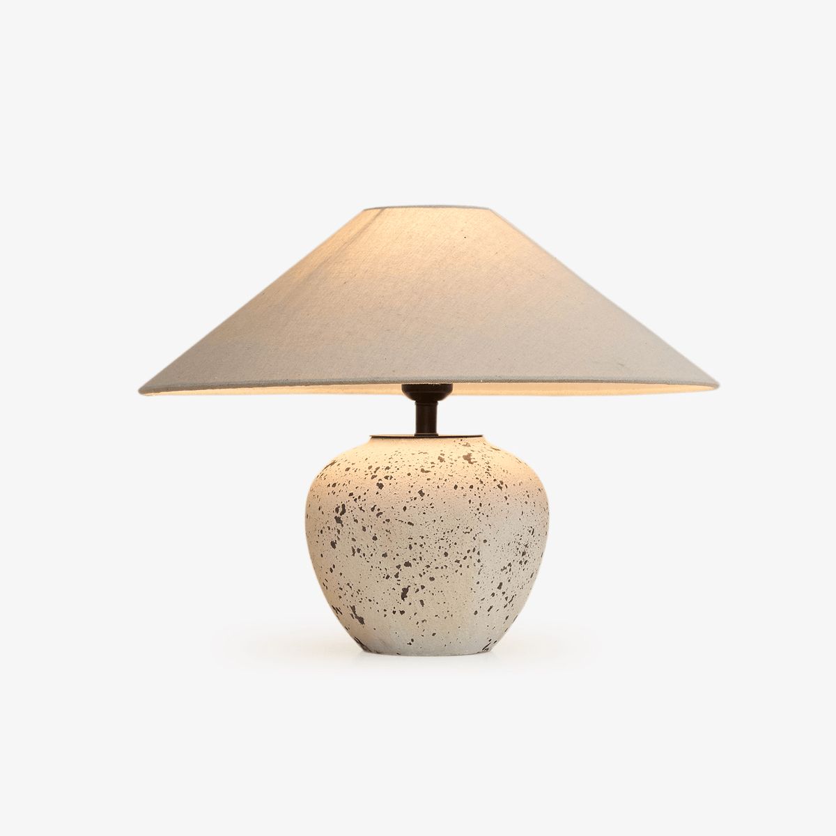Speckled tafellamp van Keramiek