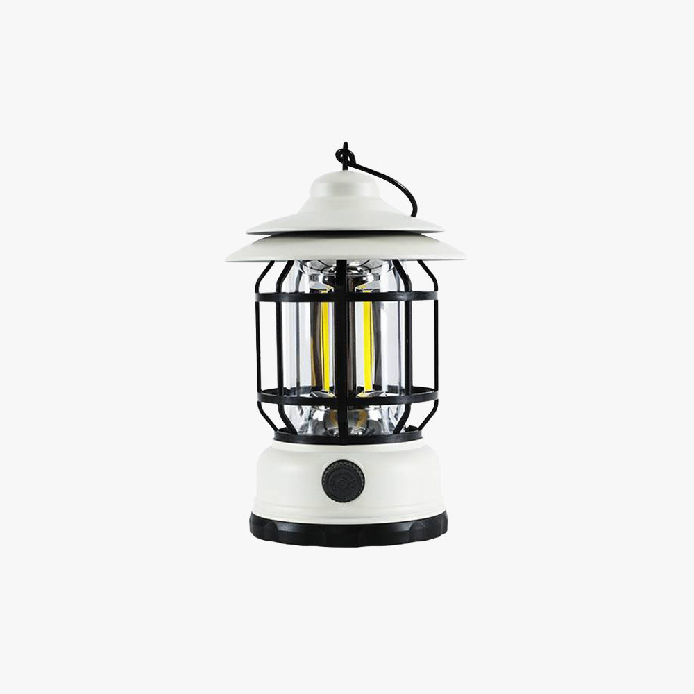 Gideon Industriele LED Buitenlamp Zwart/Wit  Hars/Acryl Tuin/Balkon