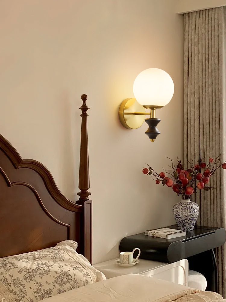 Kios bollen wandlamp