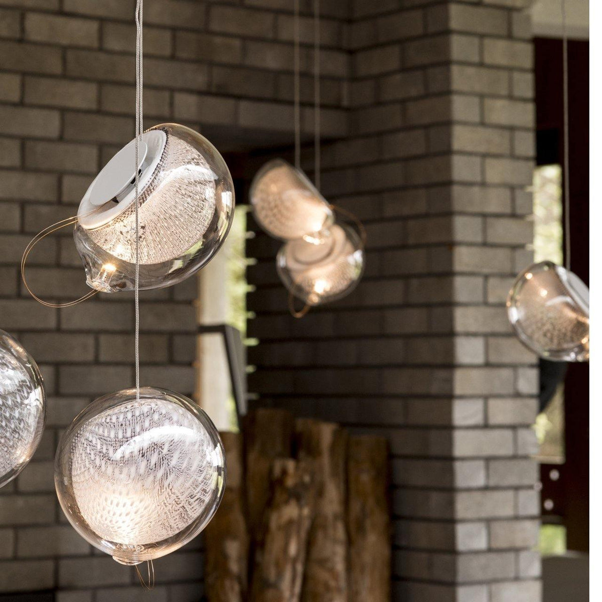 Ario Artistiek Glas Hanglamp
