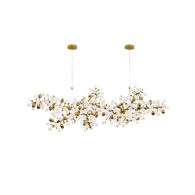 Aldo elegante kroonluchter met glazen druppels