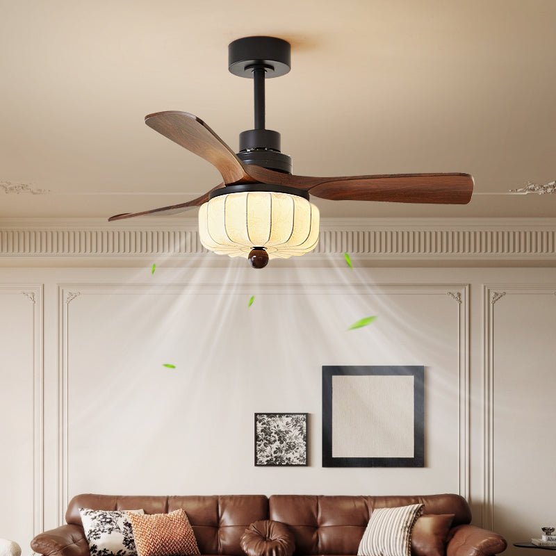 Svelk Vintage plafondventilator met verlichting